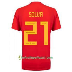 Jalkapallo Pelipaidat Espanja David Silva 21 Naisten World Cup 2018 Kotipaita